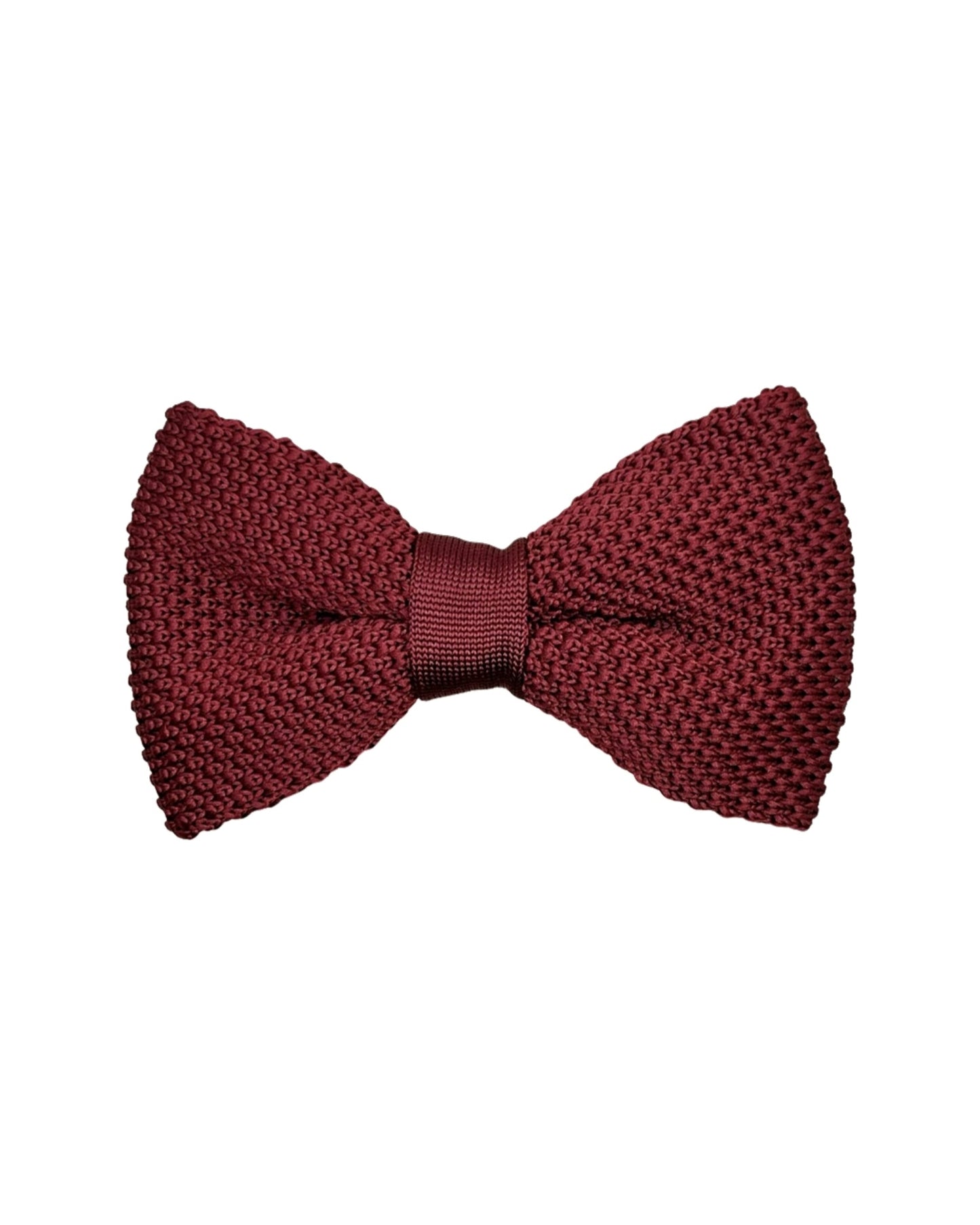 Solid Knit Bow Tie