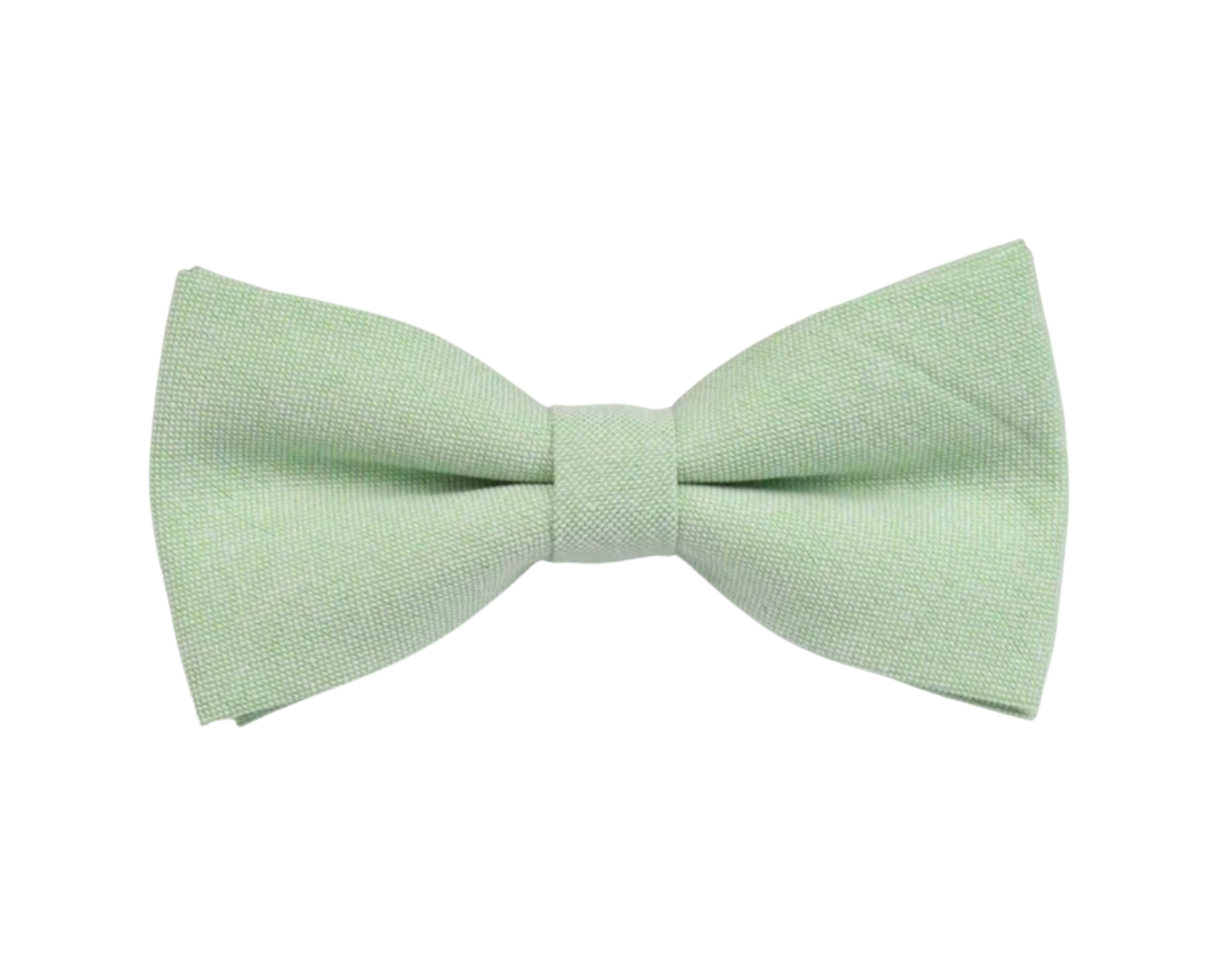 Chambray Solid Color Bow Tie