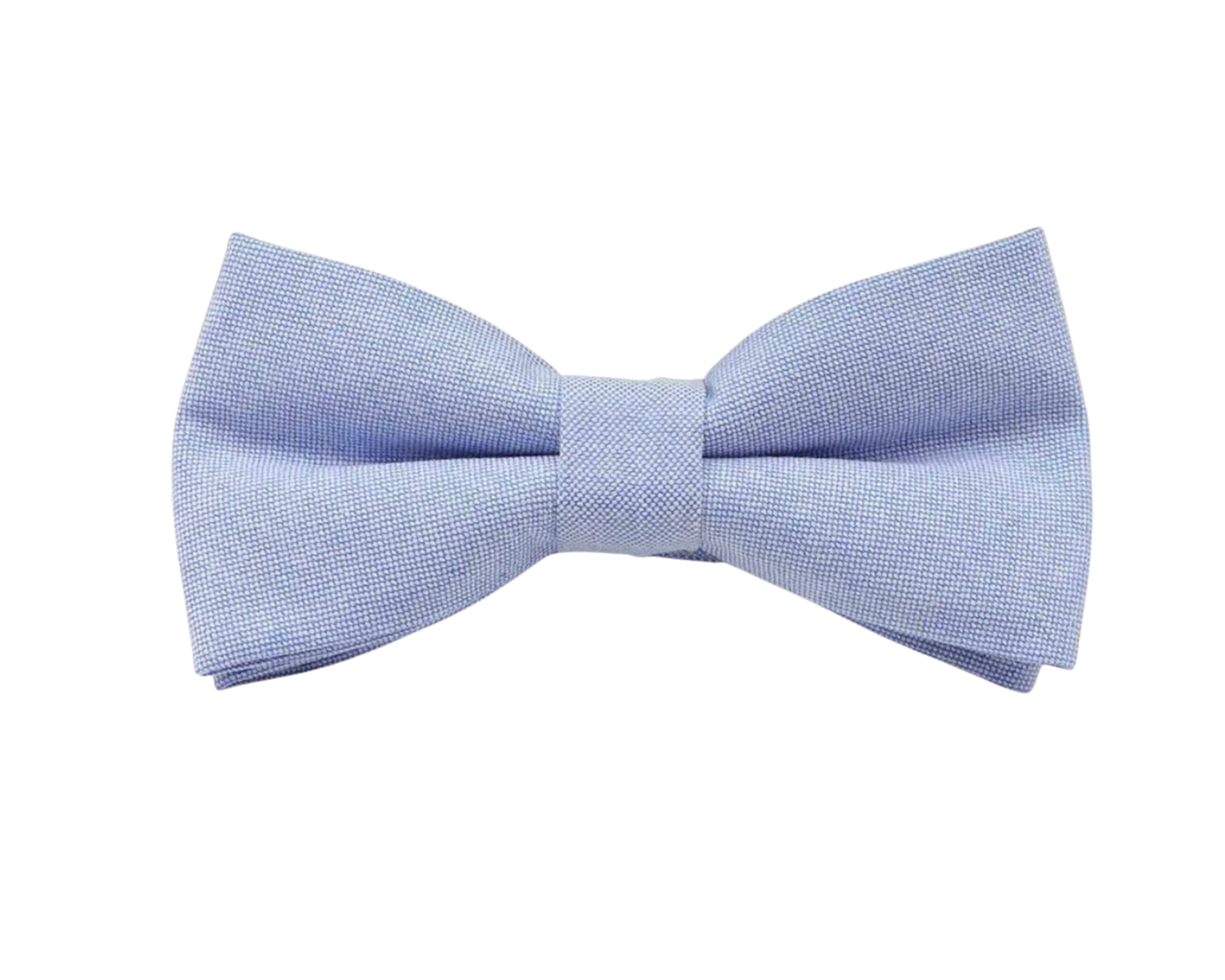 Chambray Solid Color Bow Tie