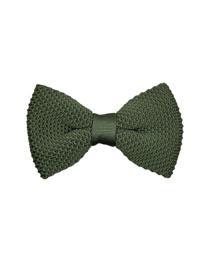 Solid Knit Bow Tie