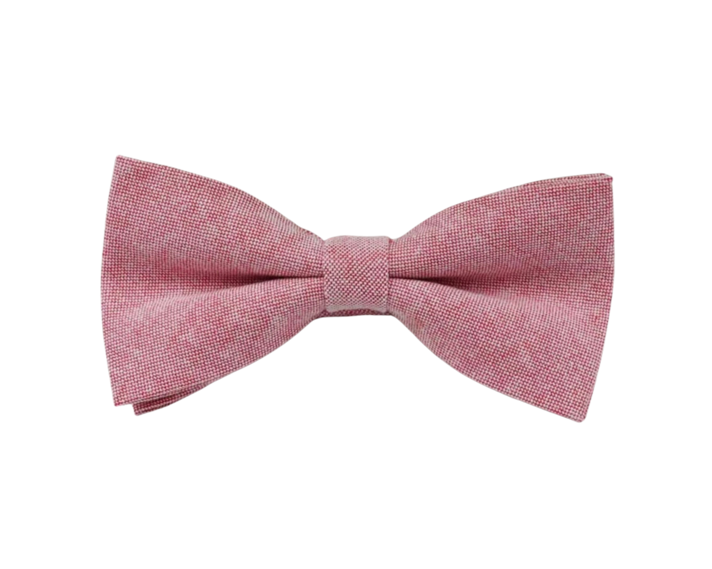 Chambray Solid Color Bow Tie