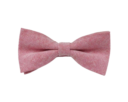 Chambray Solid Color Bow Tie